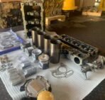 Complete engine spare parts set 3054C including piston rings, cylinder block, cylinder head