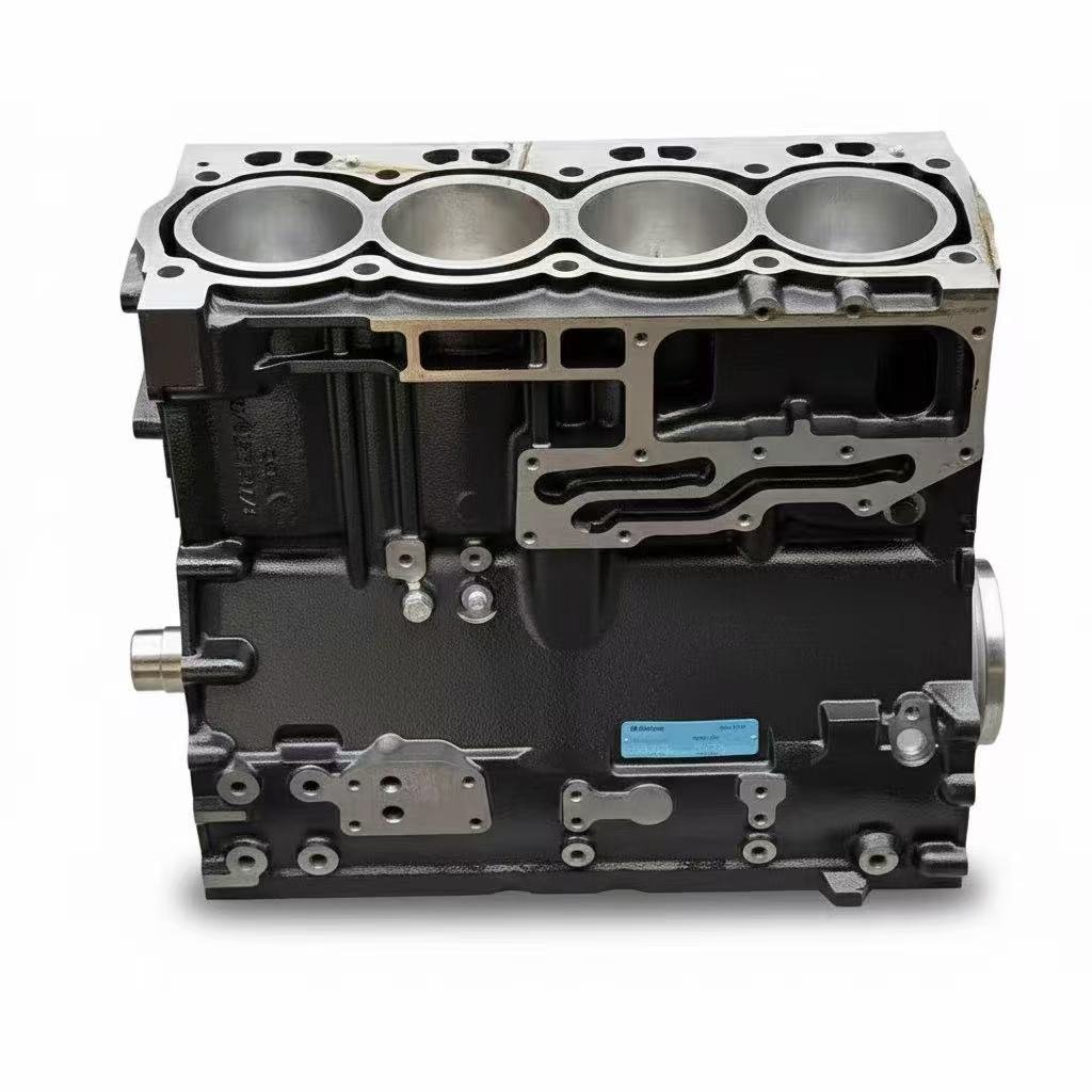 Professional diesel engine short block assembly with pistons and crankshaft