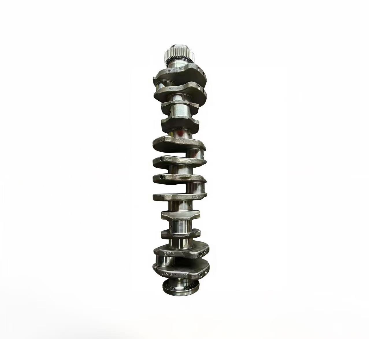 precision-machined forged steel crankshaft for heavy-duty diesel engines.