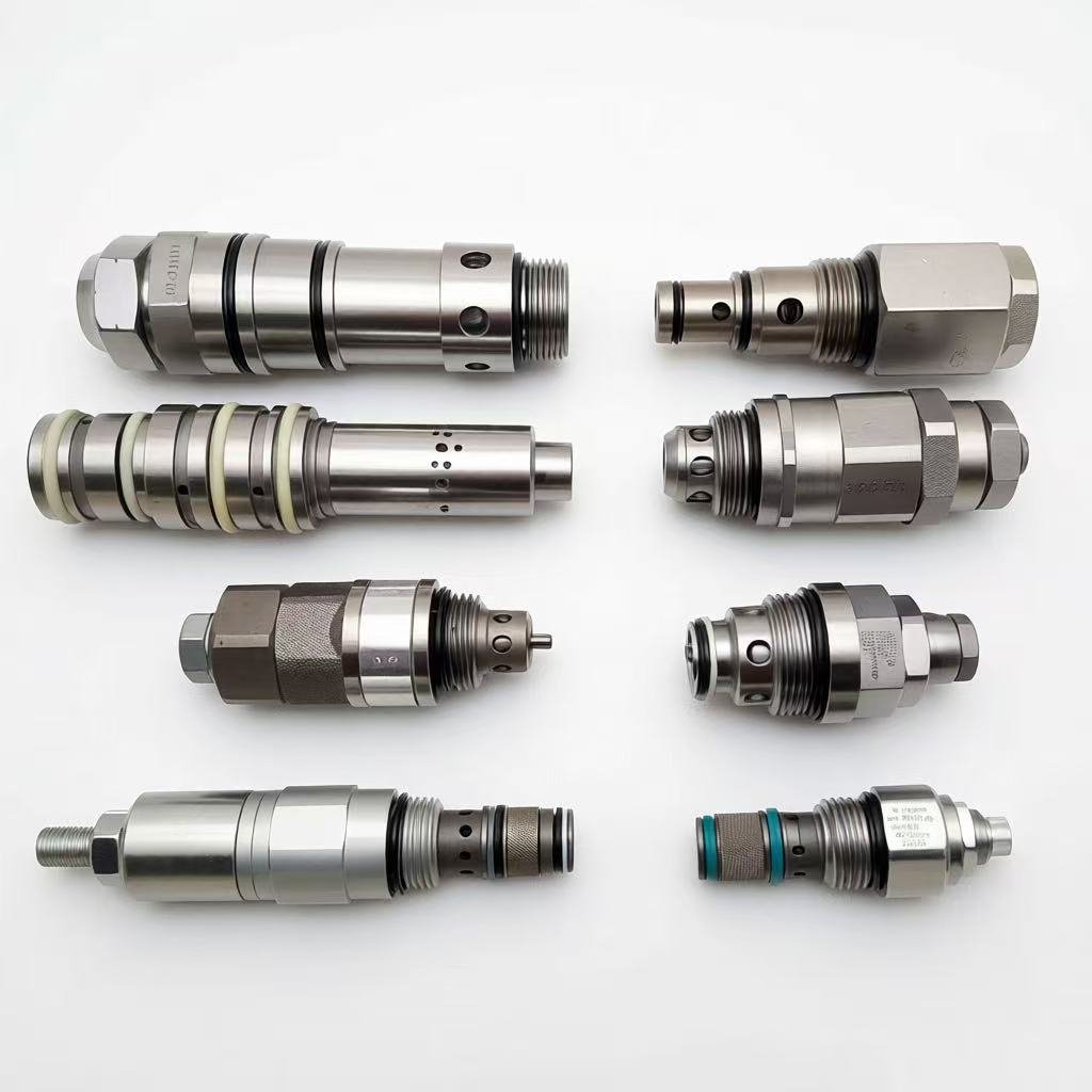 Professional hydraulic main relief valve assembly for heavy excavator systems