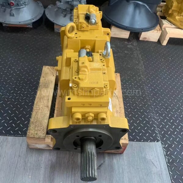 Aftermarket hydraulic pump compatible with Caterpillar 374 excavator 627-1302