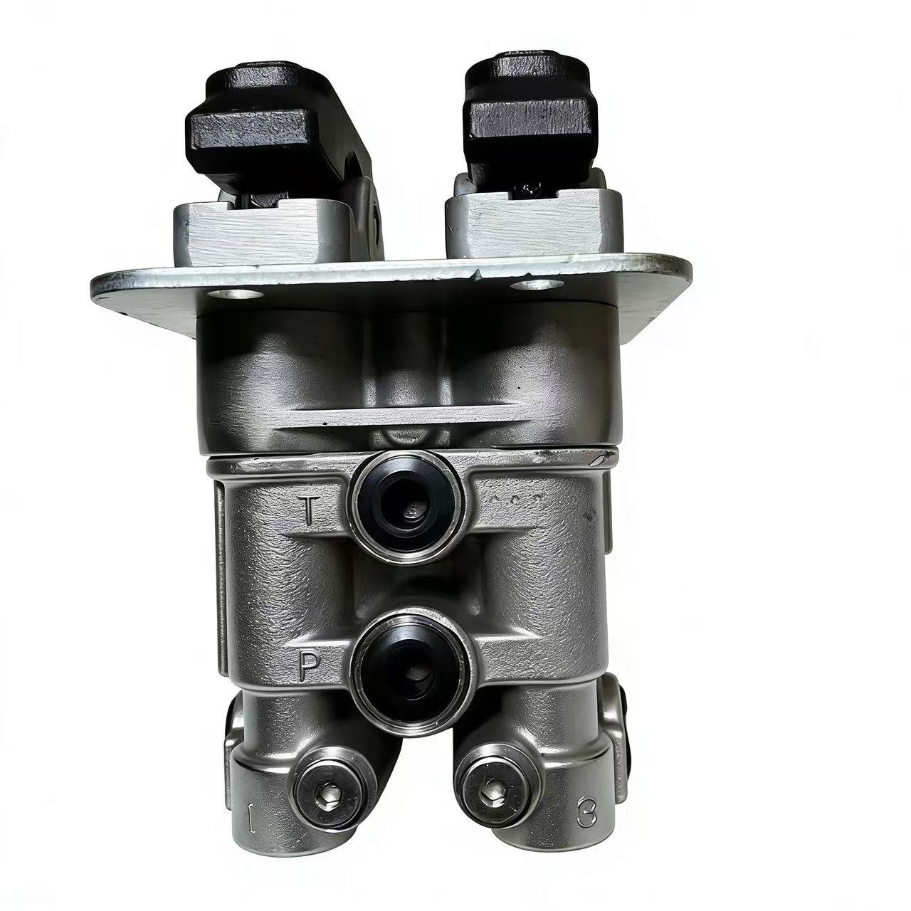 Excavator travel pedal valve and hydraulic foot controller for crawler