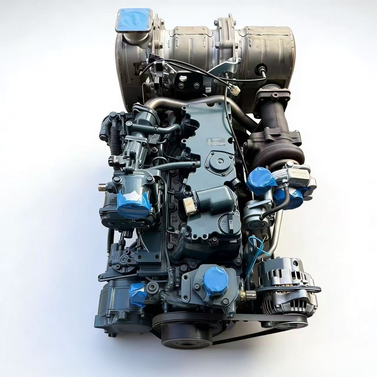 Diesel engine assembly compatible with Kubota V3800CCR-TI-CF11