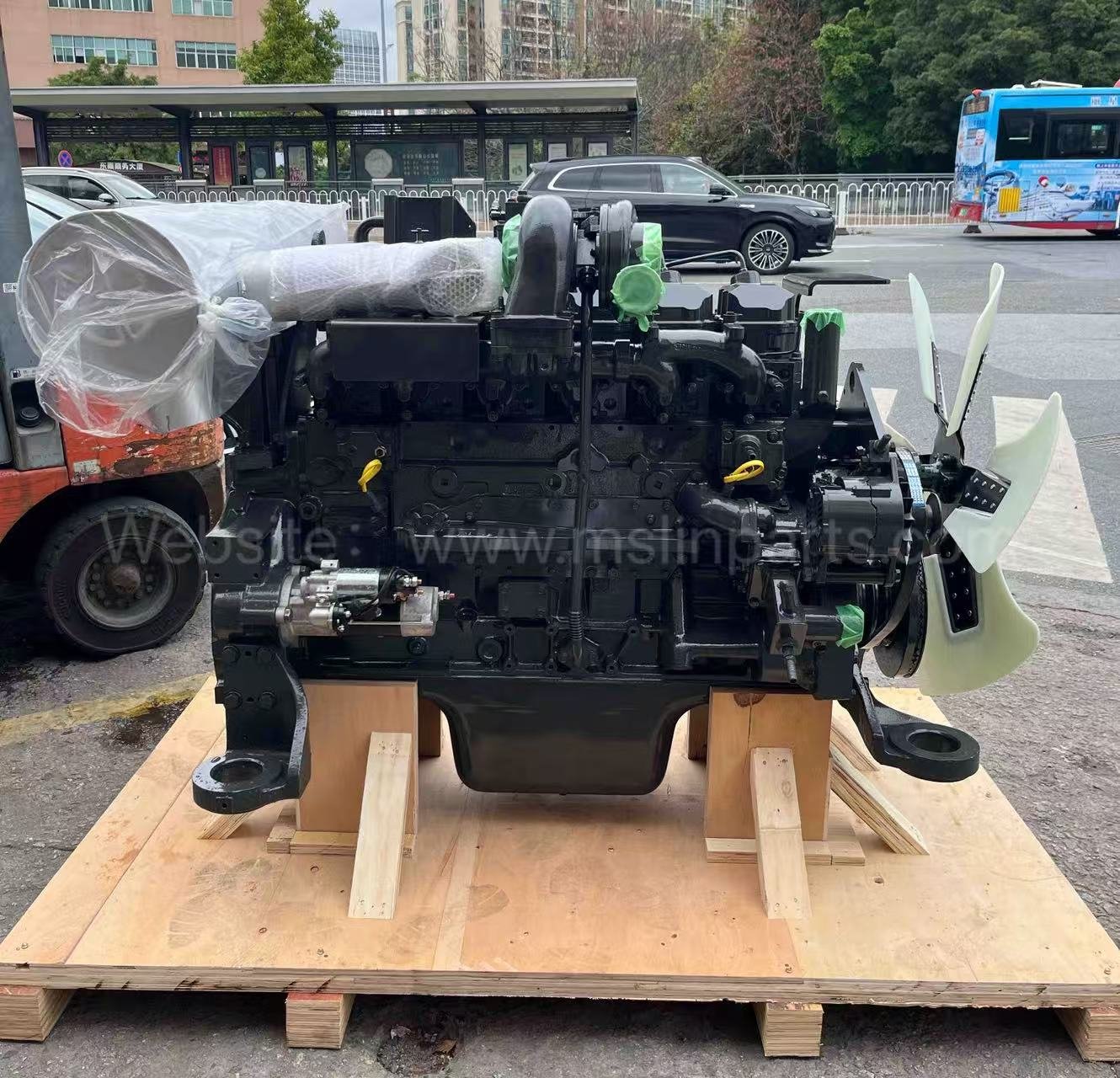 High quality rebuilt Komatsu SAA6D125-3 engine assembly
